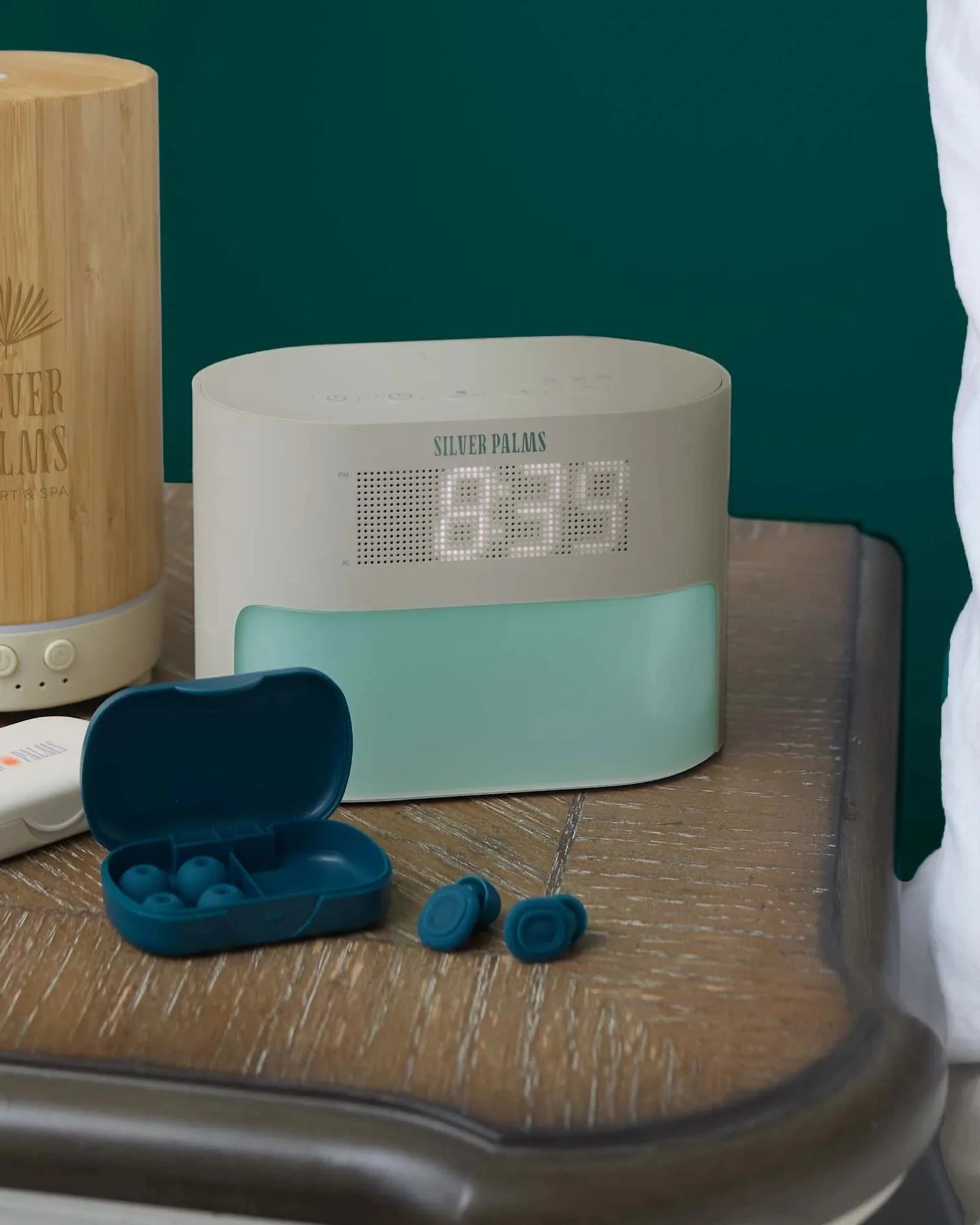 Custom recycled ABS sunrise alarm clock with white noise - 9